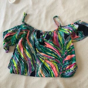 Lilly Pulitzer off the shoulder top